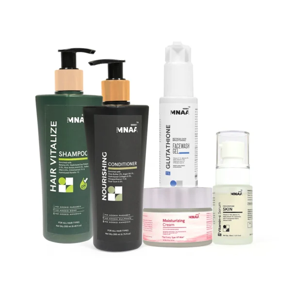 MNAA Complete Skin and Hair Care Combo Kit