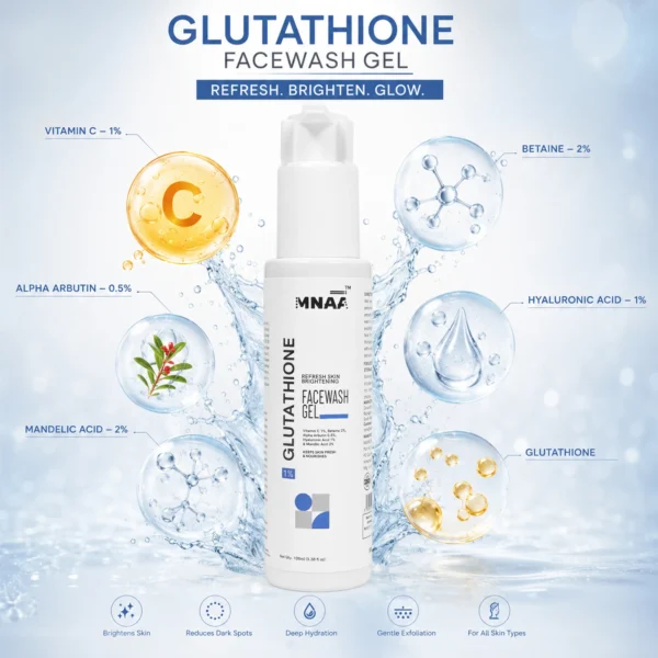 MNAA Glutathione Facewash Gel 1%